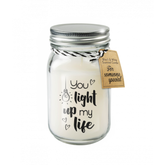 LAU: Black & White scented candles - You light up my life